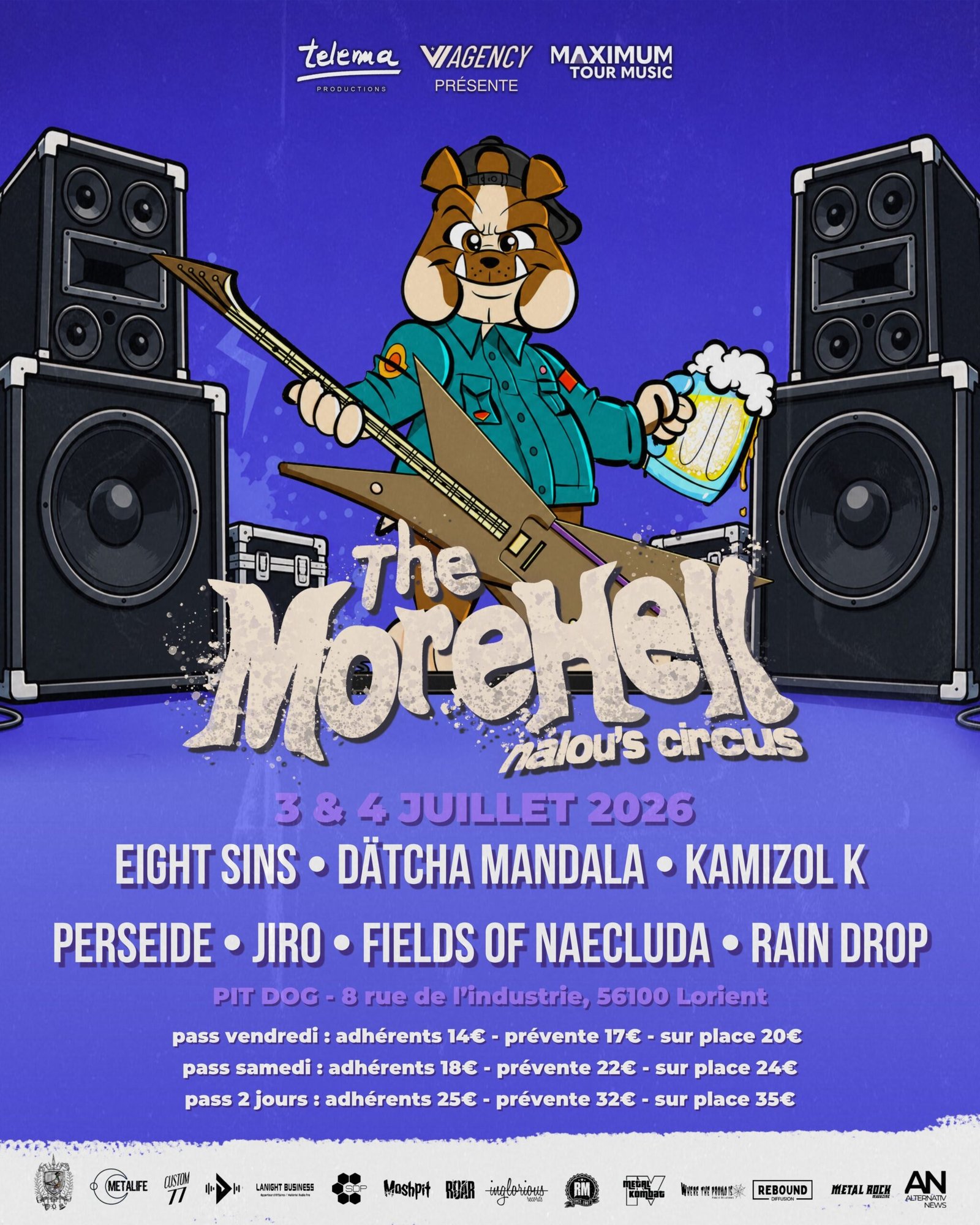 Affiche - THE MOREHELL – NALOU'S CIRCUS
